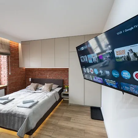 Brick Loft - Stylowy Dla Dwojga By Fengshui4u Apartman *